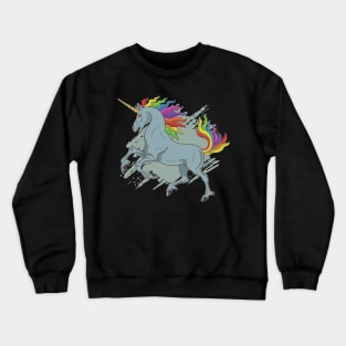 The Angry Unicorn Crewneck Sweatshirt